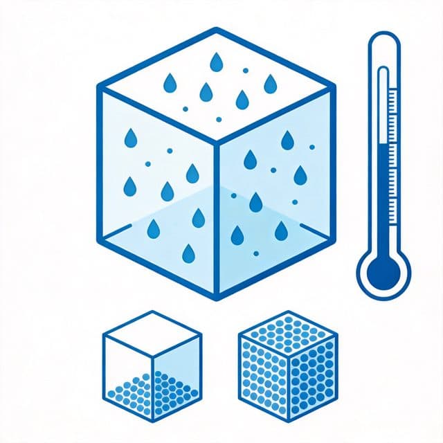 绝对湿度计算器 - 水汽含量与相对湿度换算插图