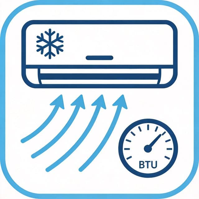 空调吨位换算计算器 - BTU 与制冷吨插图