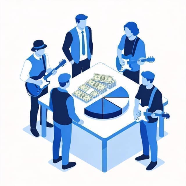 乐队分成计算 - 在线工具插图