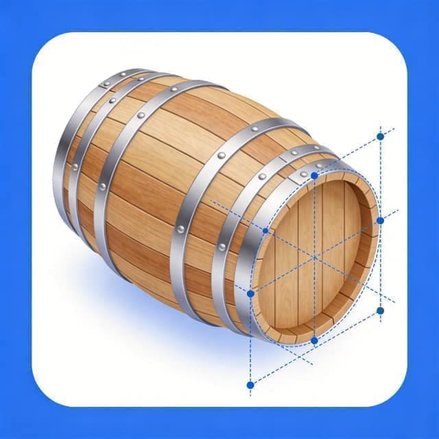 桶形容积在线计算器插图