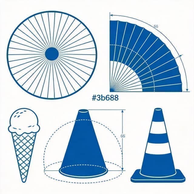 圆锥计算器 - 在线计算插图