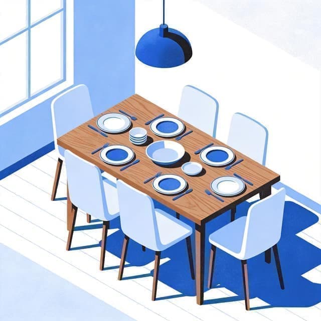 餐桌尺寸计算 - 在线工具插图