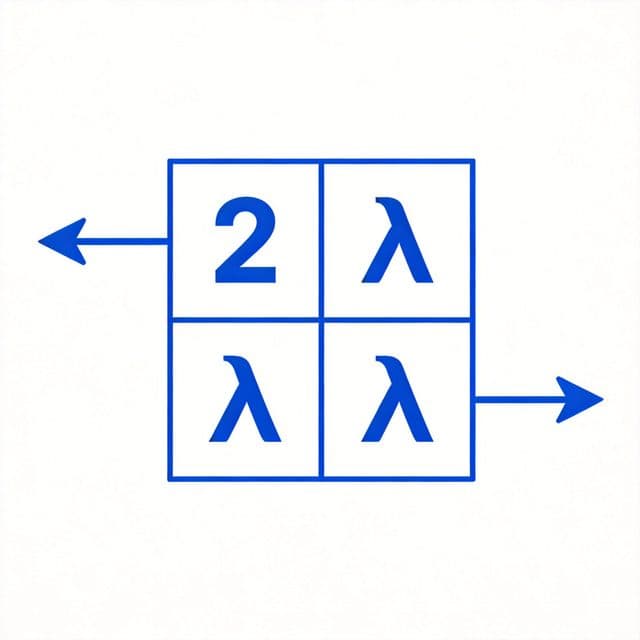 特征值特征向量计算器 - 2x2 矩阵在线求解插图