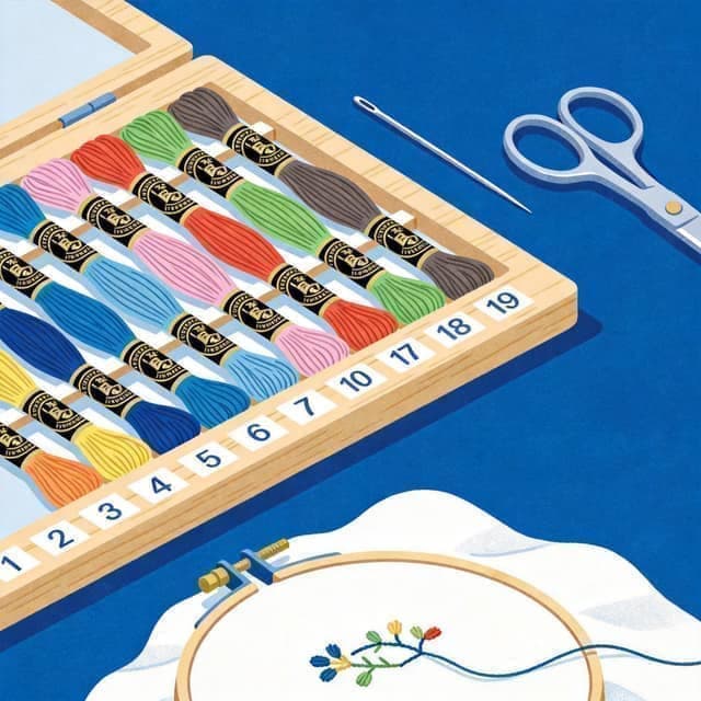 刺绣线用量计算器 - 绣线支数在线估算插图