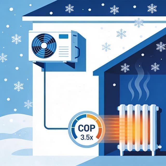 热泵能效计算器 - COP 节电量在线计算插图