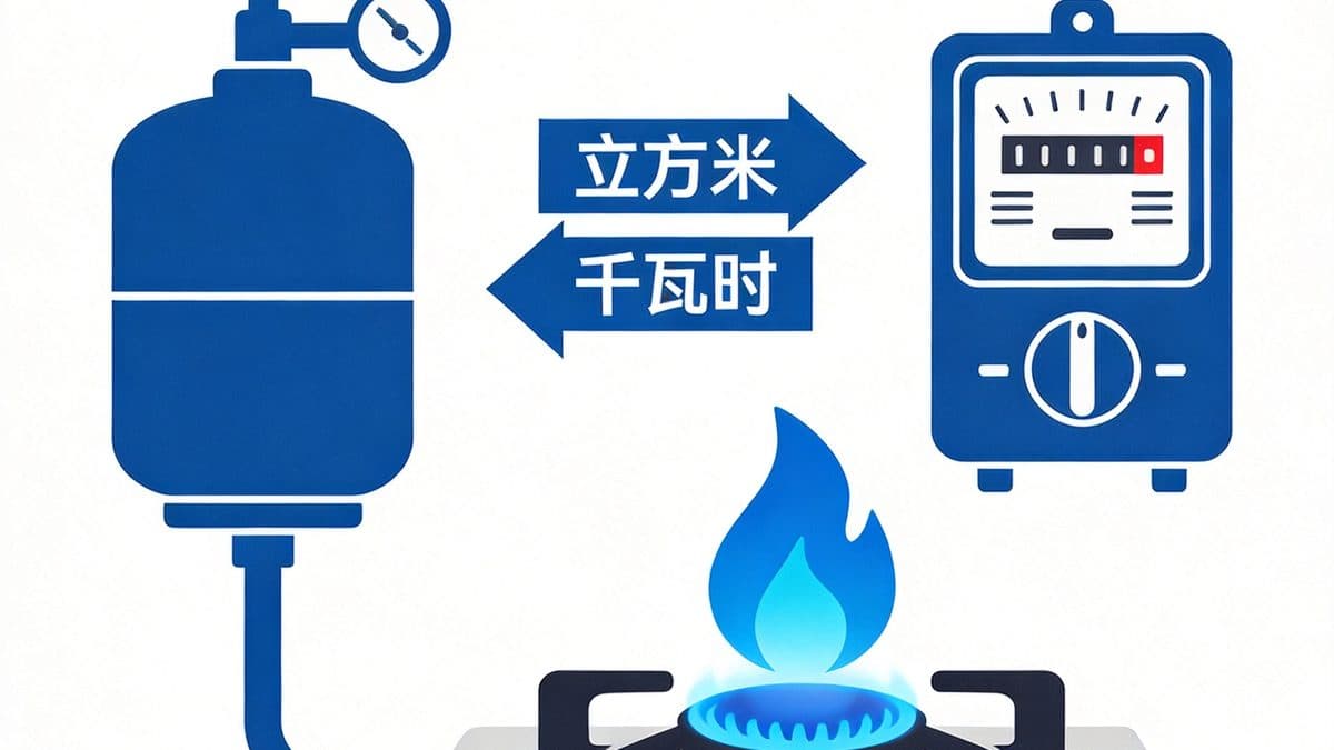 天然气用量换算计算器 - 方与千瓦时插图