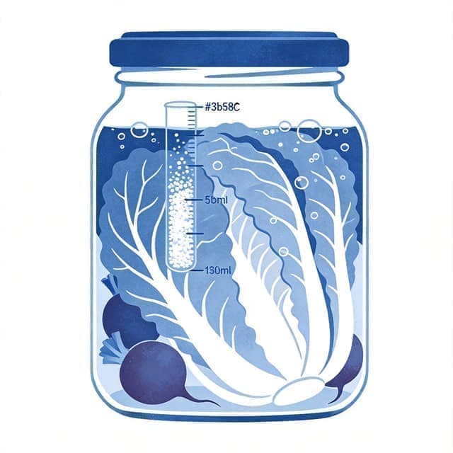 泡菜盐水浓度计算器 - 盐水量与发酵天数在线计算插图