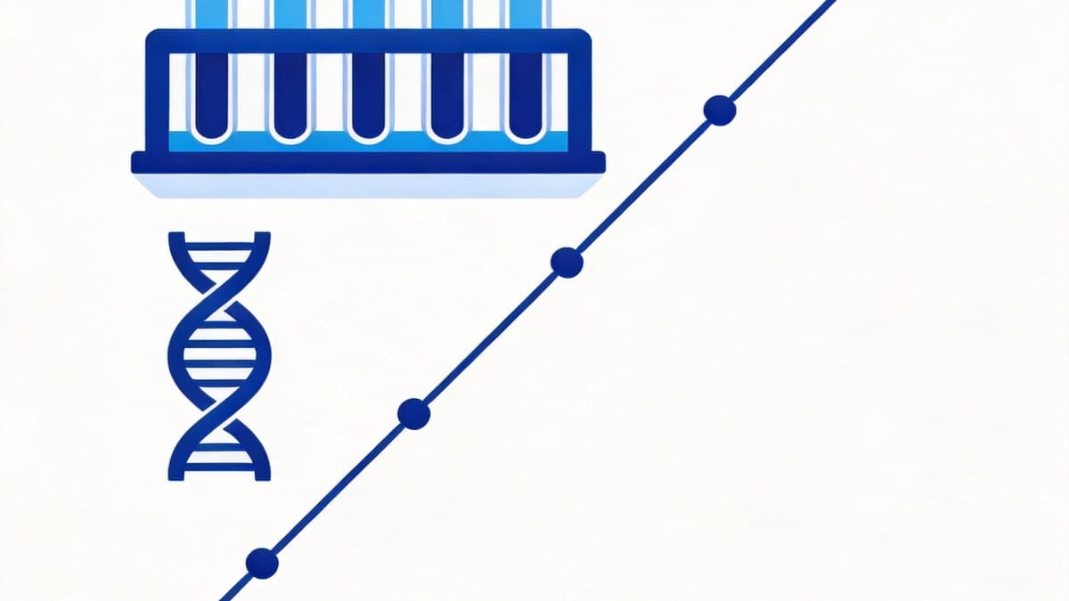 qPCR 扩增效率计算器 - 标准曲线效率判定插图