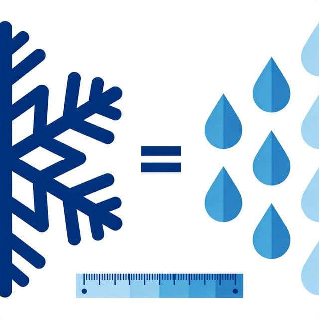 降雪当量计算器 - 降雨转雪深插图