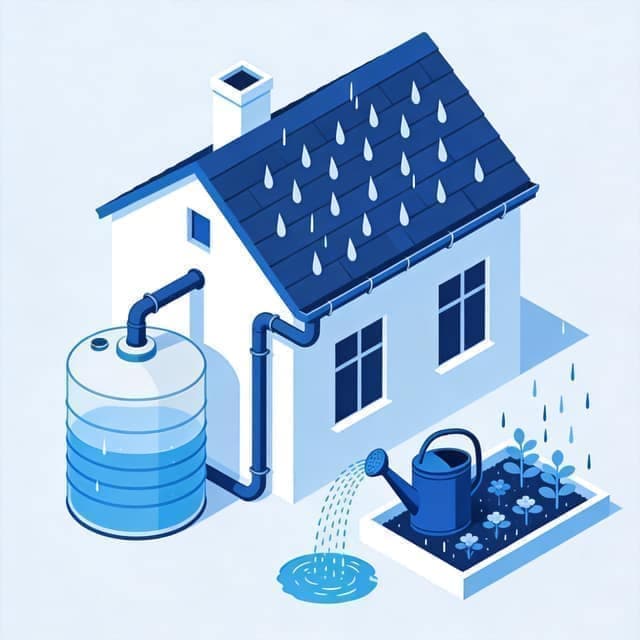 雨水收集计算器 - 屋顶集雨量在线计算插图