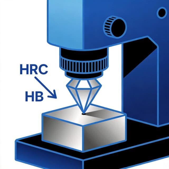 洛氏硬度换算 - HRC 布氏对照插图