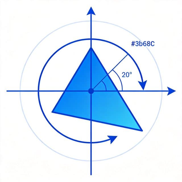 坐标旋转计算器 - 点绕原点或定点旋转插图