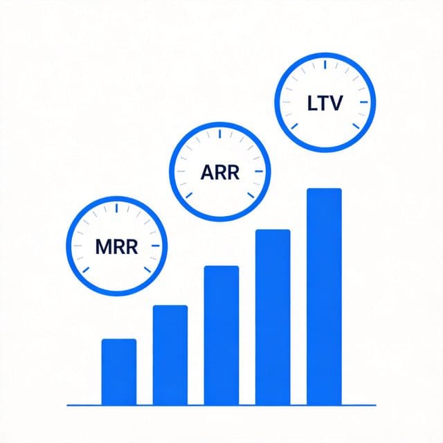 SaaS 关键指标计算器 - MRR ARR 流失与 LTV插图