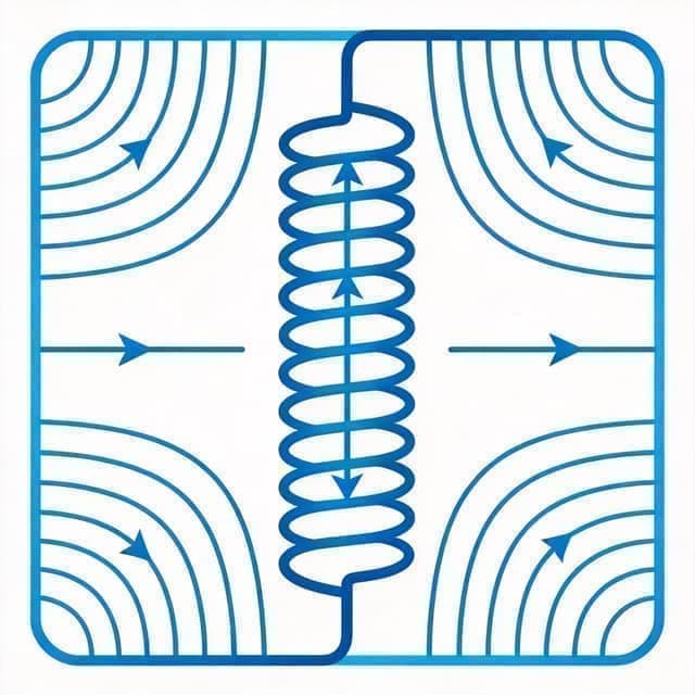 螺线管磁场计算器 - B=μ₀nI 在线计算磁感应强度插图