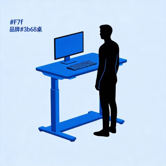 站立办公桌高度计算器 - 桌椅屏三件套插图
