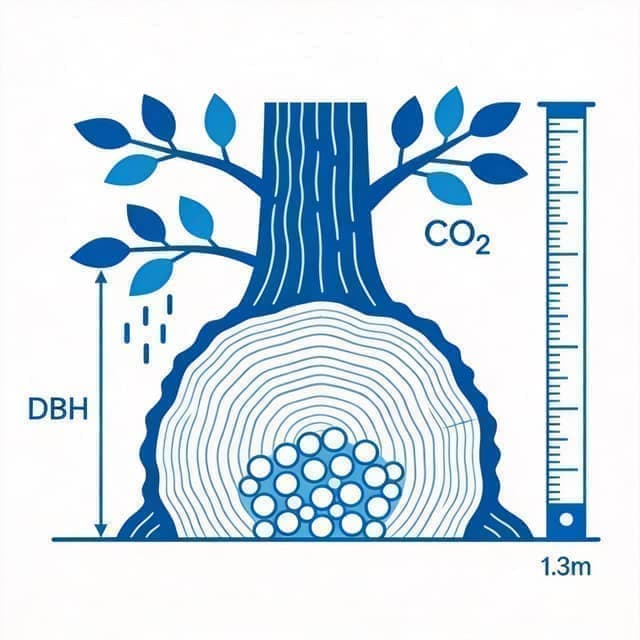 树木固碳计算器 - 单株树木碳储量在线估算插图